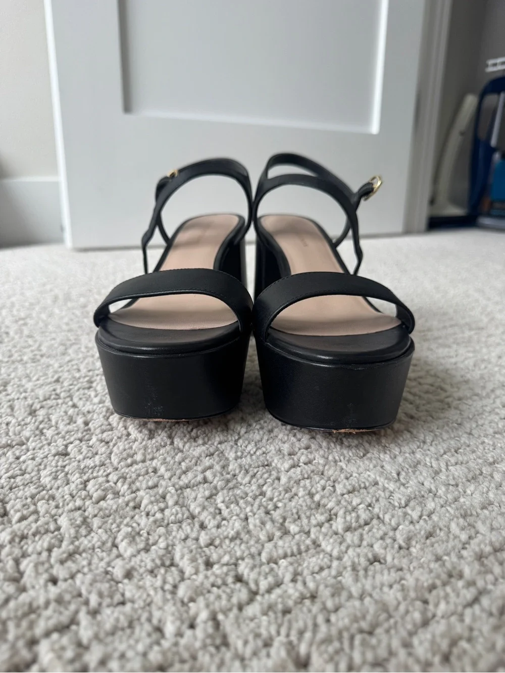 Stuart Weitzman Dancer mid block platform sandal